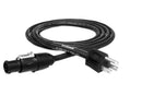HOSA - Power Cord, Power X to NEMA 5-15P, 18 AWG x 3 OFC, SJOOW Jacket, 15 A, 6 ft