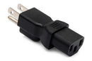 HOSA - Power Adapter, IEC C13 to NEMA 5-15P