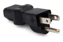 HOSA - Power Adapter, IEC C13 to NEMA 5-15P
