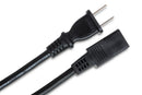 HOSA - Power Cord, IEC C9 to NEMA 1-15P, 8 ft