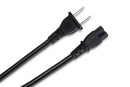HOSA - Power Cord, IEC C7 to NEMA 1-15P, 8 ft