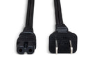 HOSA - Power Cord, IEC C7 to NEMA 1-15P, 8 ft
