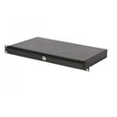 On-Stage RDLS1000, 1U Locking Rack Drawer (Shallow), Steel Material, Black, 1U (Shallow)