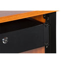 On-Stage RDLS2000, 2U Locking Rack Drawer (Shallow), Steel Material, Black, 2U (Shallow)