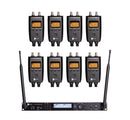 RF Venue RF PA Extension Kit 8 Pack RF-PA-8PACK, Wireless UHF Audio Link for PA Systems, Transmitter and 8 Receivers