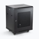 On-Stage RKD1200, 12U Wall-Mount Knock-Down Rack, Height 24.41", 21.65" Length, Steel Construction