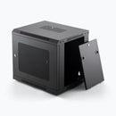 On-Stage RKD9000, 9U Wall-Mount Knock-Down Rack, Height 19.85", 21.65" Length, Steel Construction