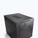 On-Stage RKD9000, 9U Wall-Mount Knock-Down Rack, Height 19.85", 21.65" Length, Steel Construction