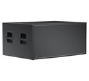 EAW RSX218 Black, 2 x 18in Ground Stack Powered Subwoofer, DANTE