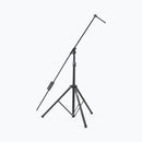 On-Stage SB9600, Tripod Studio Mic Boom with 7" Mini Boom Extension, Height 46.5"-79", 43"-79" Boom, 32-48" Base Spread, 5/8"-27" Threading, Black