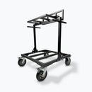 On-Stage SFC9000, Speaker Field Cart, Height 41 3/4 Inch, 300 lbs Weight Capacity, Steel Construction, Black Powder Coat Finish