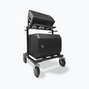 On-Stage SFC9000, Speaker Field Cart, Height 41 3/4 Inch, 300 lbs Weight Capacity, Steel Construction, Black Powder Coat Finish