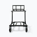 On-Stage SFC9000, Speaker Field Cart, Height 41 3/4 Inch, 300 lbs Weight Capacity, Steel Construction, Black Powder Coat Finish