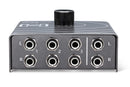 HOSA - Audio Switcher, 1/4 in TRS to 3 x 1/4 in TRS