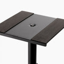 On-Stage SMS6600-P, Hex-Base Monitor Stands, Height Adjustment 36 1/2" - 54", 90 lbs. Weight Capacity, 14" Base Spread, Steel Construction, Black