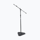 On-Stage SMS7630B, Studio Mic Boom, Height 42"-72", 32.5"-47" Boom, 15" Base Spread, 5/8"-27" Threading, Black