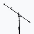 On-Stage SMS7630B, Studio Mic Boom, Height 42"-72", 32.5"-47" Boom, 15" Base Spread, 5/8"-27" Threading, Black