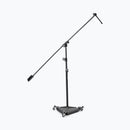 On-Stage SMS7650, Hex-Base Studio Boom Mic Stand, Height 40"- 82", 43"-79" Boom, 18" Base Spread, 5/8"-27" Threading, Black