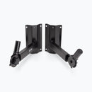 On-Stage SS7322B, Adjustable Wall-Mount Speaker Brackets, 80 lbs. Weight Capacity, Steel Construction, Black