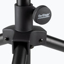 On-Stage SS7730B, Classic Speaker Stand, Height Adjustment 44"-80", 160 lbs. Weight Capacity, Steel and Aluminum Construction, Black