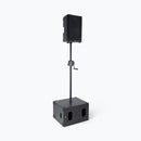 On-Stage SS7747V2, Crank-Up Subwoofer Pole, Height Adjustment 40"-63", 145 lbs Weight Capacity, Steel Construction, Black