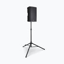 On-Stage SS7762B, Speaker Stand with Adjustable Leg, 45" - 72" Length, 110 lbs. Weight Capacity, 32" - 48" Base Spread, Aluminum Construction, Black