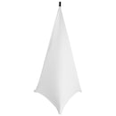 On-Stage SSA100W, Speaker/Lighting Stand Scrim, Stretchable, Durable Nylon w/ Built in Bag Construction, White