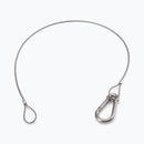 On-Stage SSACB28, Safety Cable, 28" Length, Steel Construction, Includes Carabiner