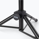 On-Stage SSAS7000B, Mini Adjustable Speaker Stand, Height Adjustment 27"-46", 60 lbs. Weight Capacity, 12.5" Base Spread, Aluminum Construction, Black