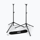 On-Stage SSP7850, Professional Speaker Stand Pack, Height Adjustment 46" - 74", 120 lbs Each Weight Capacity, Steel Construction, Black