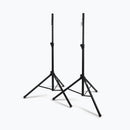 On-Stage SSP7900, All-Aluminum Speaker Stand Pack, Height Adjustment 45" - 74.75", 120 lbs Each Weight Capacity, Aluminum Construction, Black