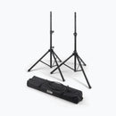 On-Stage SSP7950, All-Aluminum Speaker Stand Pack, Height Adjustment 45" - 72", 120 lbs Each Weight Capacity, Aluminum Construction, Black