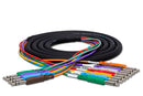HOSA - Insert Snake, 1/4 in TRS to Dual 1/4 in TS, 4 m