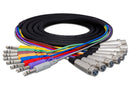 HOSA - Balanced Snake, 1/4 in TRS to XLR3M, 2 m