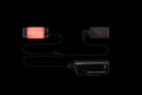 Cuebi External Trigger Cable, Splitter Cable with Micro-USB, USB-A and 3.5mm Jack for Custom Externally Triggered Tally Devices