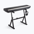 On-Stage KS1355, Single Tier Z Keyboard Stand, Height Adjustment 20.5" - 33.5", 400 lbs. Weight Capacity