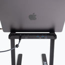 On-Stage LPT8000, Laptop Stand with USB Hub, 11 lbs. Weight Capacity, Black, Includes USB Charging cable, Instructions