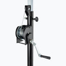 On-Stage LS9900B, Crank-Up Lighting Stand, Height Adjustment 74"-157.5", 220 lbs. Weight Capacity