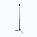 On-Stage MS7540, One-Handed Mic Stand with Tripod Base, Height Adjustment 42.75" - 69.75", 5/8"-27 Threading