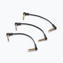 On-Stage OSPRO-FPC-3, Production-Grade Flat Patch Cables (3-Pack), 6" Length, 26 AWG Gauge, Oxygen-free copper, Spiral Shielding Construction