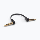 On-Stage OSPRO-FPC-3, Production-Grade Flat Patch Cables (3-Pack), 6" Length, 26 AWG Gauge, Oxygen-free copper, Spiral Shielding Construction