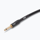 On-Stage OSPRO-ICR-25, Production-Grade Braided Instrument Cable (Right Angle to Straight) 25 ft, 24 AWG Gauge, Oxygen-free copper, Braided Shielding Construction