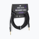 On-Stage OSPRO-ICS-15, Production-Grade Braided Instrument Cable (Straight to Straight) 15 ft, Gold-plated, Straight ¼" Connectors Connectors, 24 AWG Gauge, Oxygen-free copper, Braided Shielding Construction