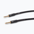 On-Stage OSPRO-ICS-25, Production-Grade Braided Instrument Cable (Straight to Straight) 25 ft, Gold-plated, Straight ¼" Connectors Connectors, 24 AWG Gauge, Oxygen-free copper, Braided Shielding Construction