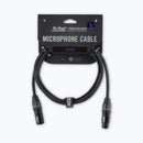 On-Stage OSPRO-MC-6, Production-Grade Microphone Cable (XLR to XLR) 6 ft, Gold-plated, XLR to XLR Connectors, 24 AWG Gauge, Oxygen-free Copper Construction