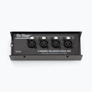 On-Stage OSPRO-SNK4BF, Production-Grade Snake Signal Box Female, Consolidates Four of Your XLR Connections Into One Ethernet Cable, Route Signals in Either Direction