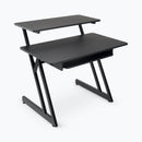 On-Stage WS7500B, Workstation, 175 lbs. Weight Capacity, Wood and Steel Construction, Black