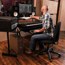 On-Stage WS7500B, Workstation, 175 lbs. Weight Capacity, Wood and Steel Construction, Black