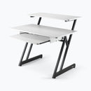 On-Stage WS7500W, Workstation, 175 lbs. Weight Capacity, Wood and Steel Construction, White and Black