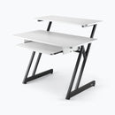 On-Stage WS7500W, Workstation, 175 lbs. Weight Capacity, Wood and Steel Construction, White and Black